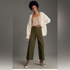 The Colette Cropped Wide Leg pant by Maeve